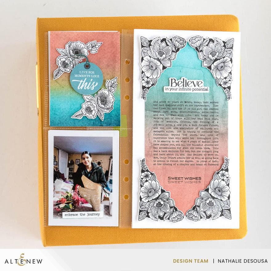 Cornered Blooms Stamp Set