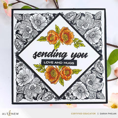 Cornered Blooms Stamp Set
