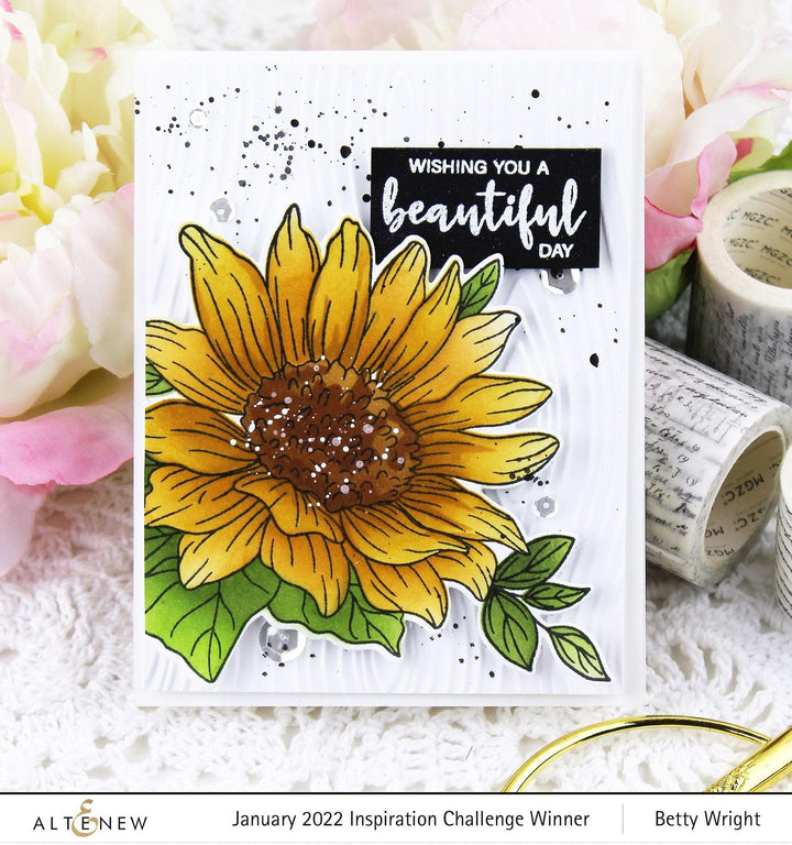 Photocentric Clear Stamps Dancing Sunflowers Stamp Set