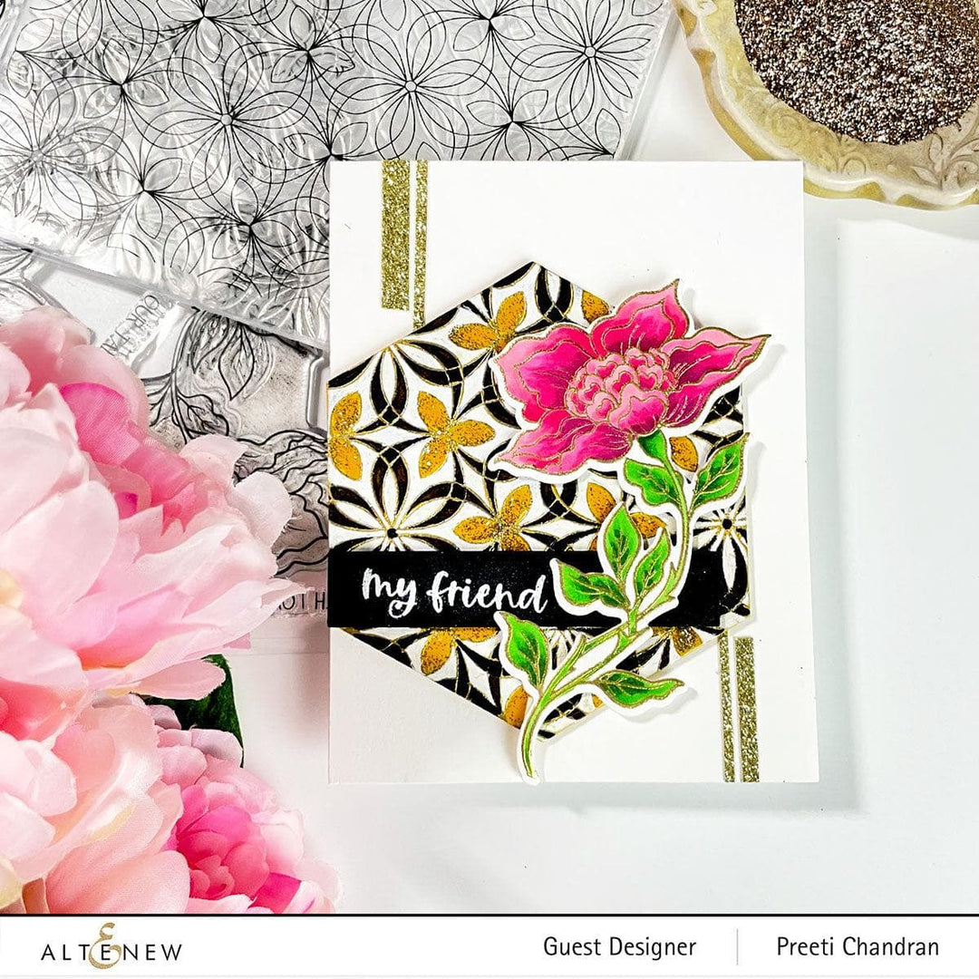Photocentric Clear Stamps Geometric Botany Stamp Set