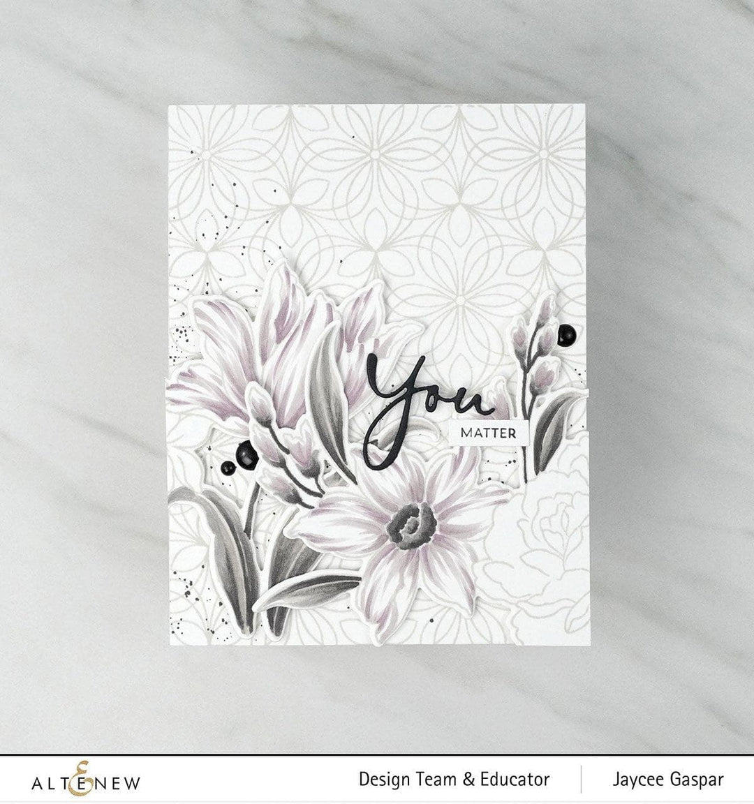 Photocentric Clear Stamps Geometric Botany Stamp Set