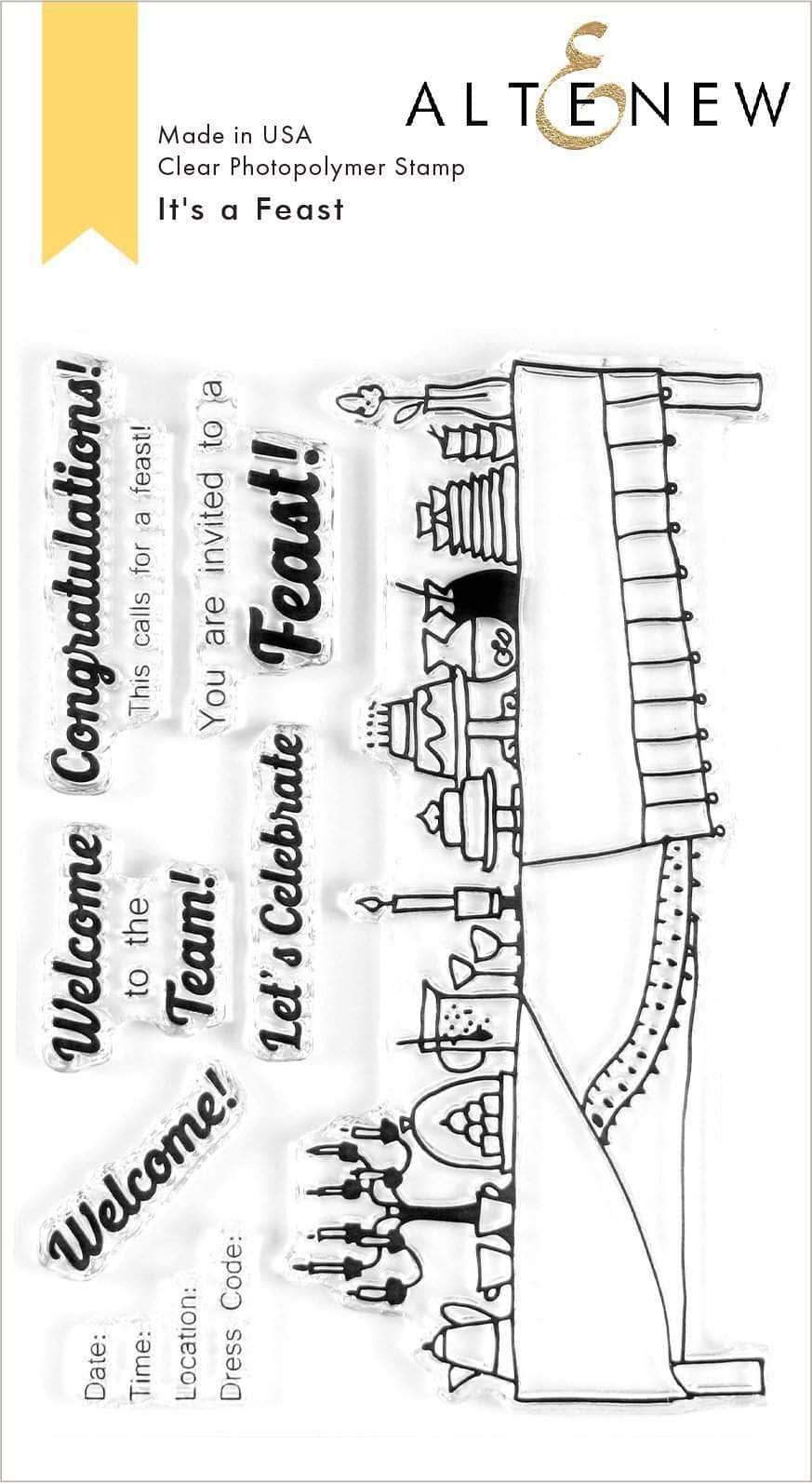 Photocentric Clear Stamps It's a Feast Stamp Set