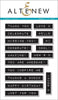 Photocentric Clear Stamps Label Love Stamp Set