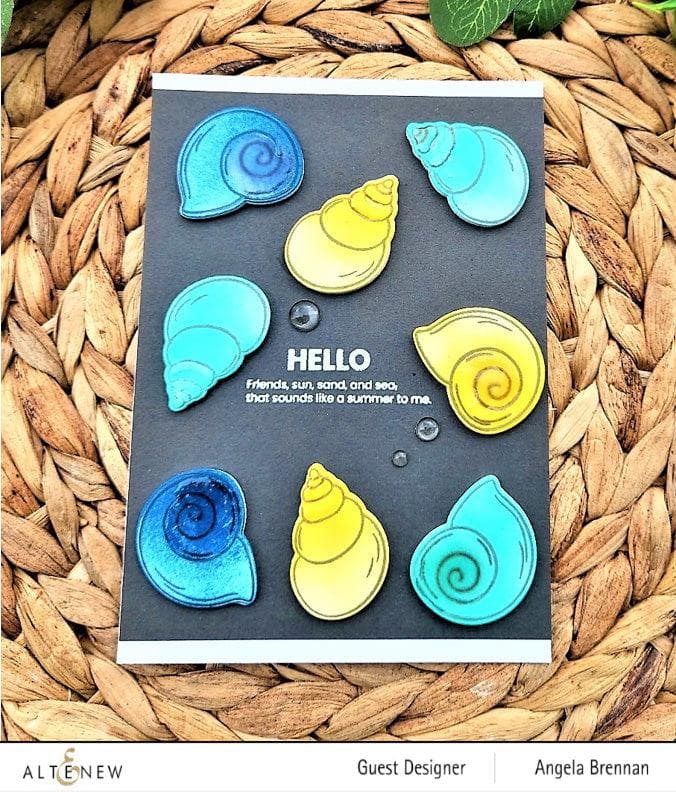 Photocentric Clear Stamps Mini Seashells Stamp Set