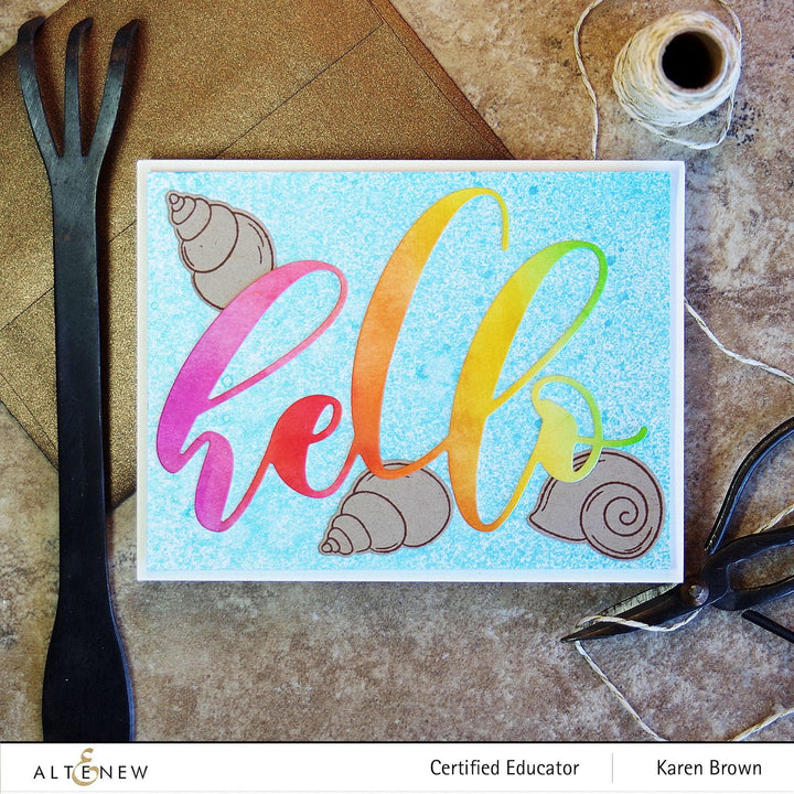 Photocentric Clear Stamps Mini Seashells Stamp Set