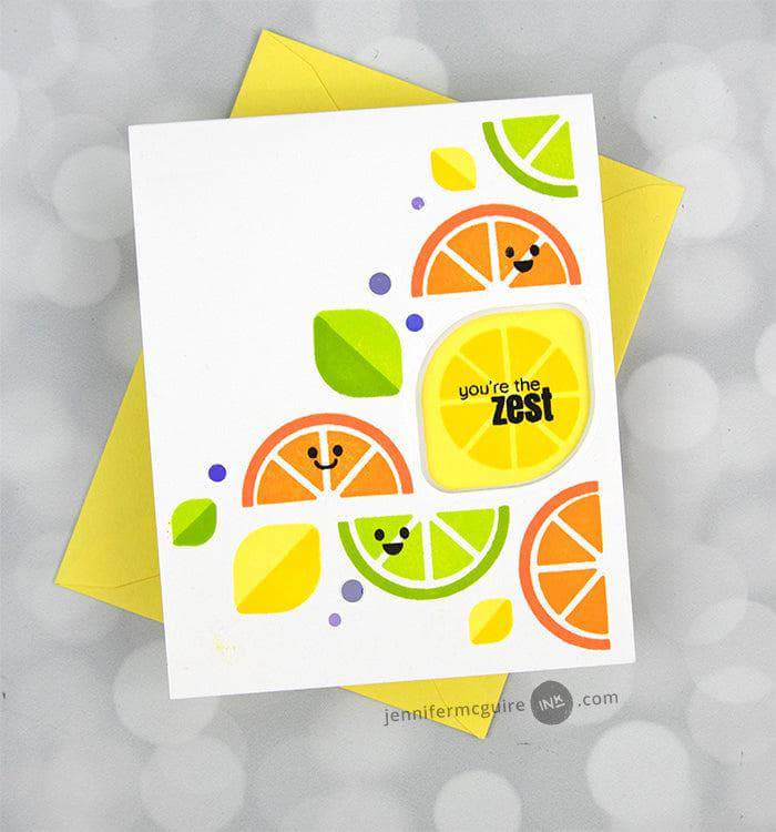 PMA Industries, Inc. Clear Stamps Mod Fruit Bowl Stamp Set