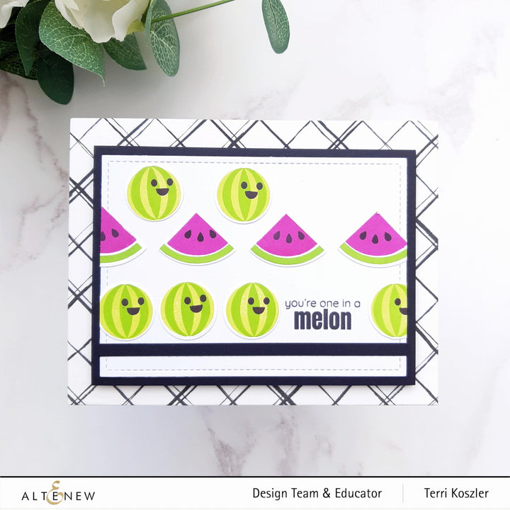 PMA Industries, Inc. Clear Stamps Mod Fruit Bowl Stamp Set