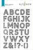 Photocentric Clear Stamps Modern Alphabet Stamp Set