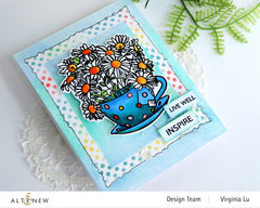 Photocentric Clear Stamps Paint-A-Flower: Chamomile Outline Stamp Set