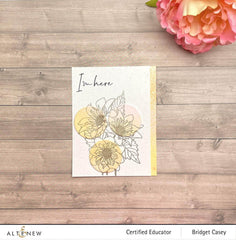 Photocentric Clear Stamps Paint-A-Flower: Fashion Monger Dahlia Outline Stamp Set