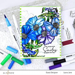 Photocentric Clear Stamps Paint-A-Flower: Himalayan Poppy Outline Stamp Set