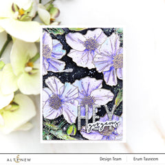 Photocentric Clear Stamps Paint-A-Flower: Himalayan Poppy Outline Stamp Set