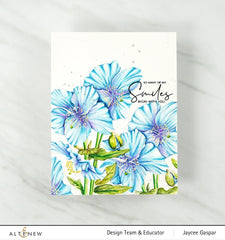 Photocentric Clear Stamps Paint-A-Flower: Himalayan Poppy Outline Stamp Set