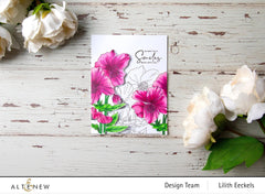 Photocentric Clear Stamps Paint-A-Flower: Himalayan Poppy Outline Stamp Set