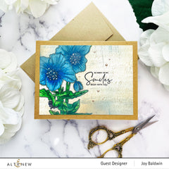 Photocentric Clear Stamps Paint-A-Flower: Himalayan Poppy Outline Stamp Set
