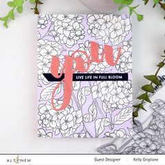Photocentric Clear Stamps Paint-A-Flower: Hydrangea Outline Stamp Set