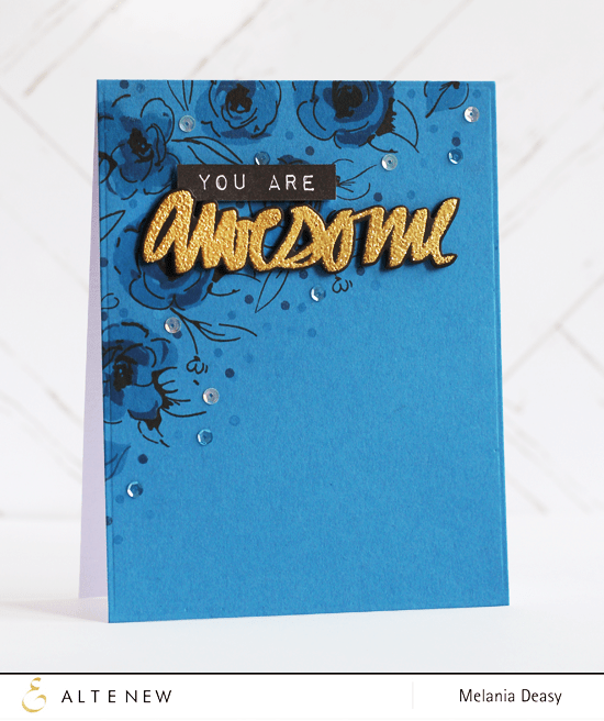 Photocentric Clear Stamps Painted Flowers Stamp Set