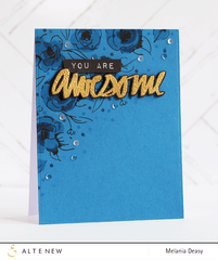 Photocentric Clear Stamps Painted Flowers Stamp Set