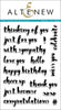 Photocentric Clear Stamps Painted Greetings Stamp Set