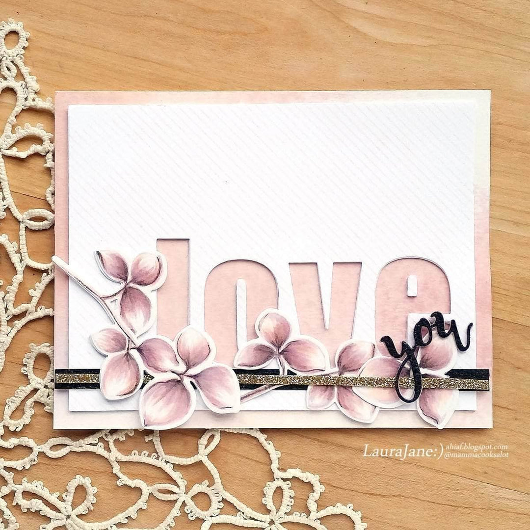 Photocentric Clear Stamps Pinstripe Stamp Set