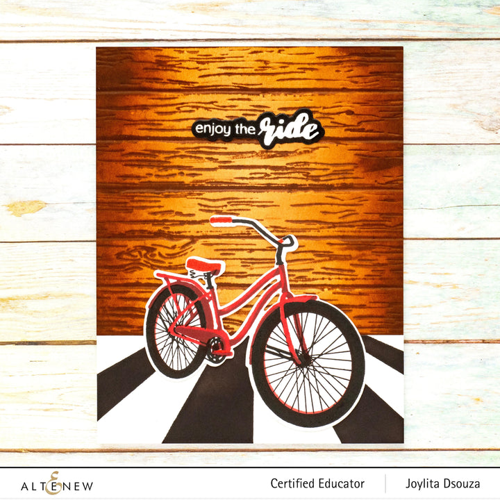 Photocentric Clear Stamps Retro Bicycle Stamp Set