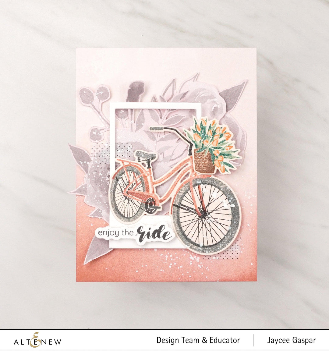 Photocentric Clear Stamps Retro Bicycle Stamp Set