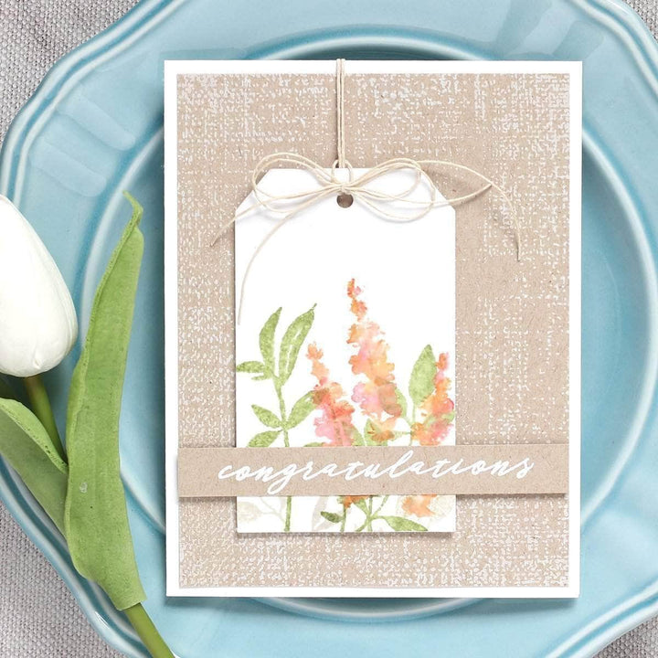 Photocentric Clear Stamps Rustic Linen Stamp Set