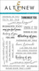 Photocentric Clear Stamps Thinking of You Stamp Set