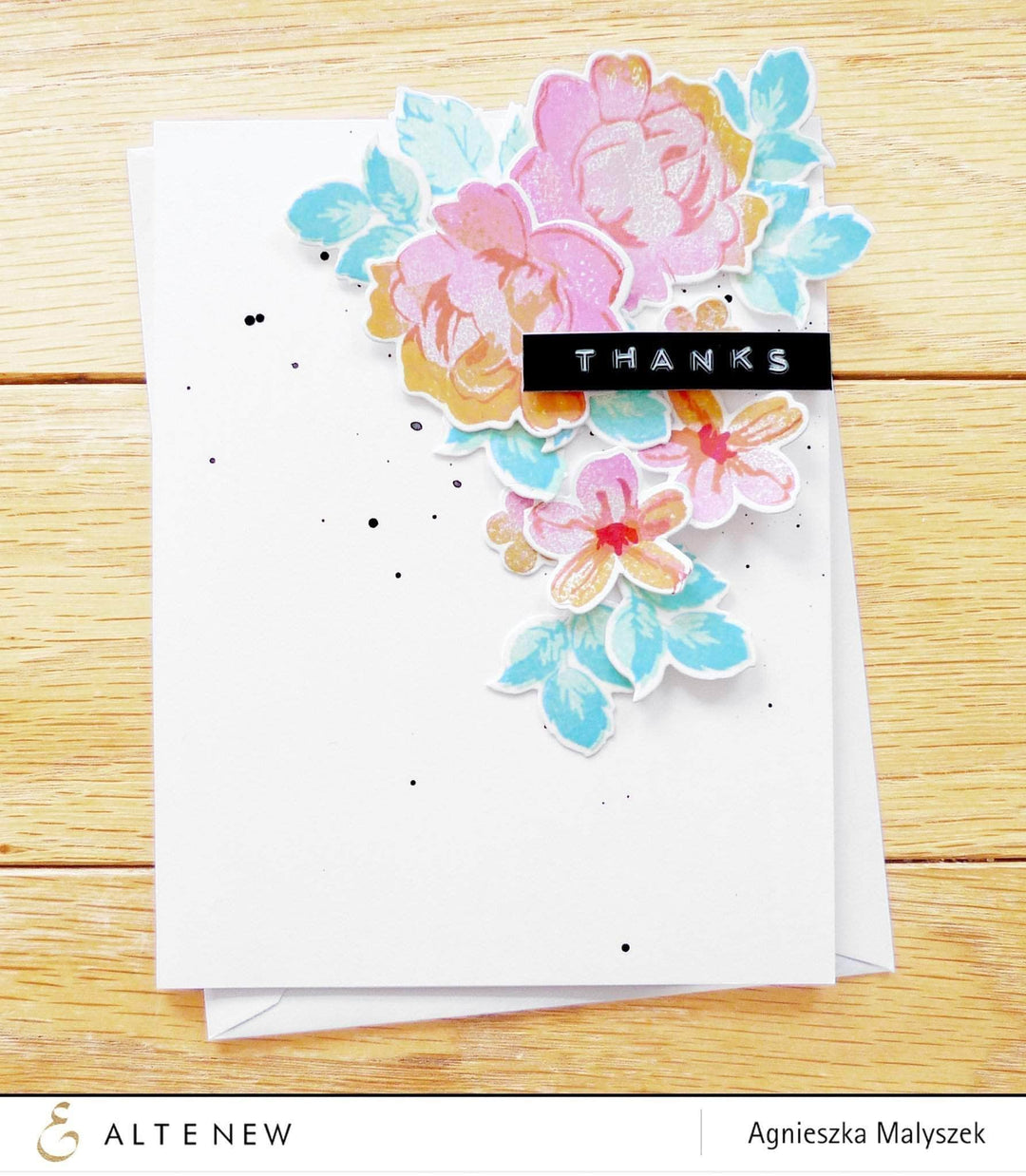 Photocentric Clear Stamps Vintage Flowers Stamp Set