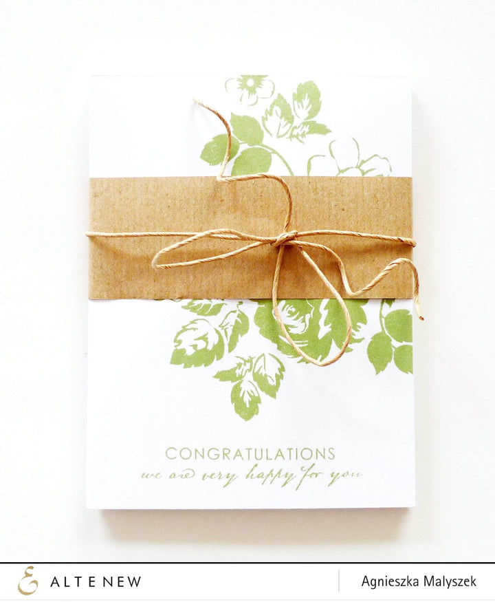 Photocentric Clear Stamps Vintage Flowers Stamp Set