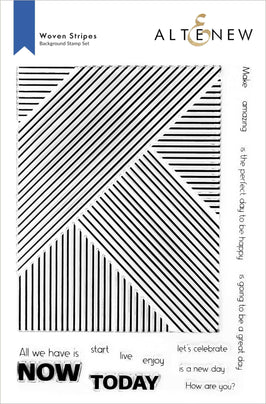 Photocentric Clear Stamps Woven Stripes Stamp Set