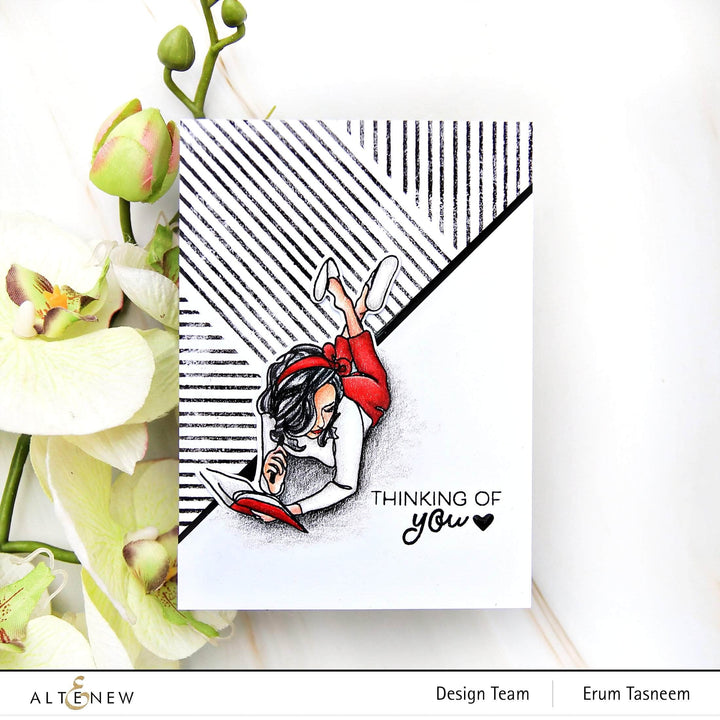 Photocentric Clear Stamps Woven Stripes Stamp Set