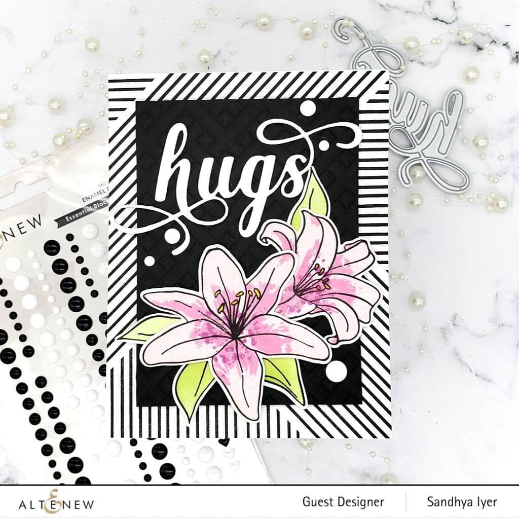Photocentric Clear Stamps Woven Stripes Stamp Set