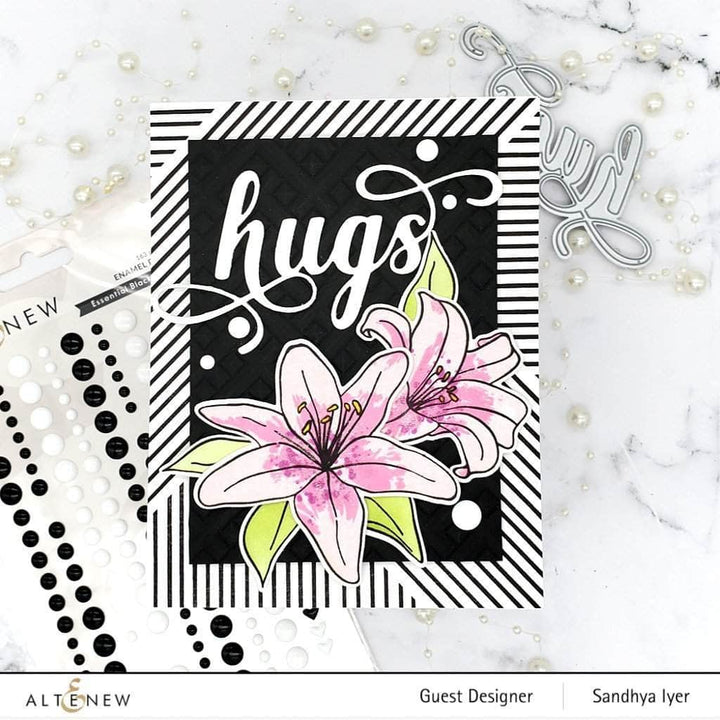 Photocentric Clear Stamps Woven Stripes Stamp Set