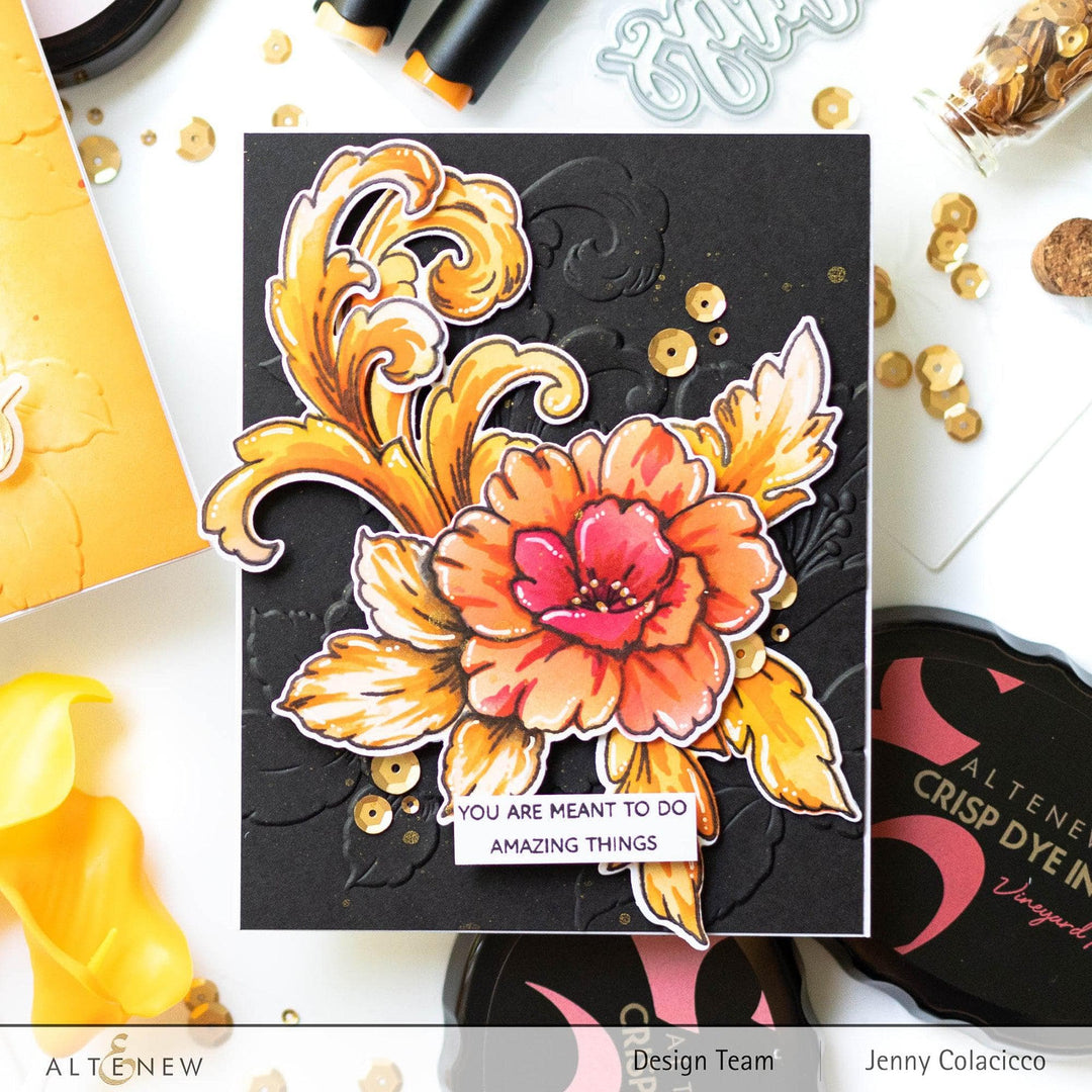 Altenew Craft Your Life Project Kit Craft Your Life Project Kit: Floral Acanthus & Add-on Layering Stencil Bundle