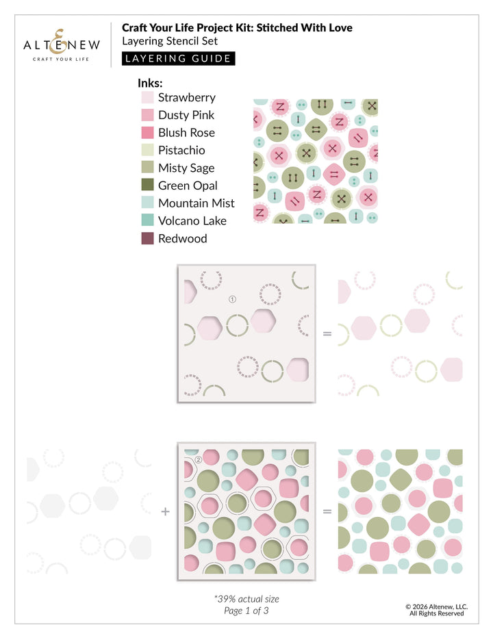 Craft Your Life Project Kit: Stitched With Love & Add-On Die Bundle