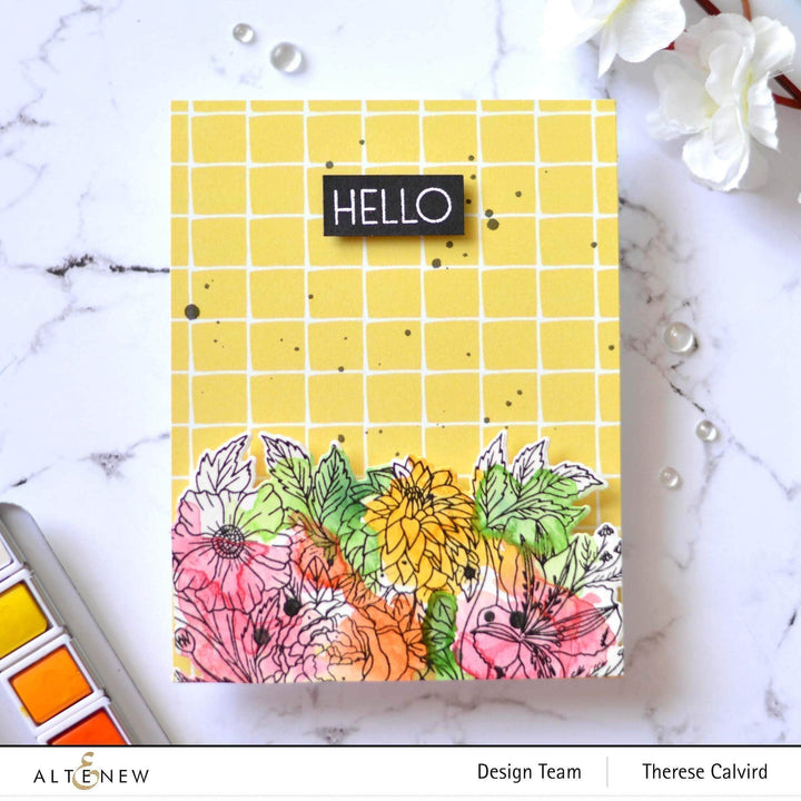 Craft Your Life Project Kit: Tangerine Grove & Artists' Watercolor 24 Pan Set Bundle