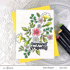 Altenew Craft Your Life Project Kit Craft Your Life Project Kit: Zero-Waste Flowery Pattern