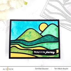 Part A-Glitz Art Craft Co.,LTD Dies Abstract Landscape Cover Die