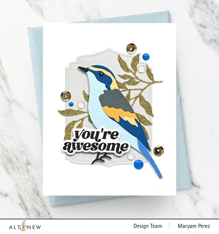 Part A-Glitz Art Craft Co.,LTD Dies Bird of the Mountain Die Set