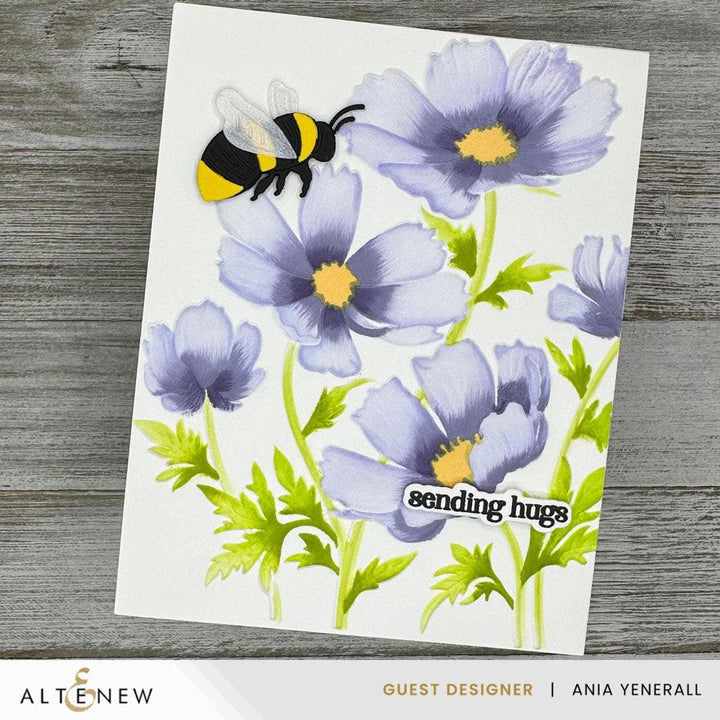 Bubbly Bumble Bee Layering Die Set