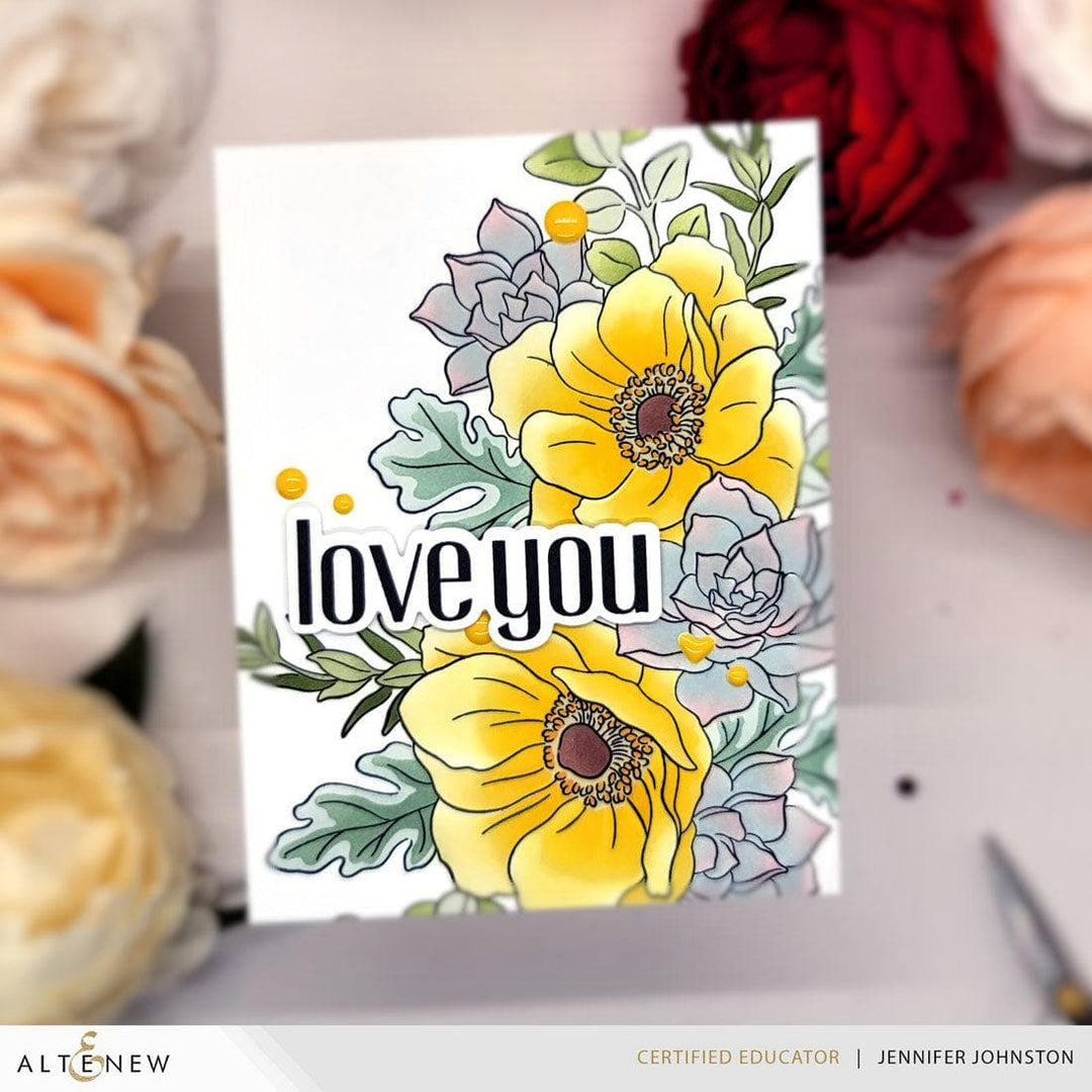 Build-A-Garden: Captivating Floral Swag Add-on Die Set