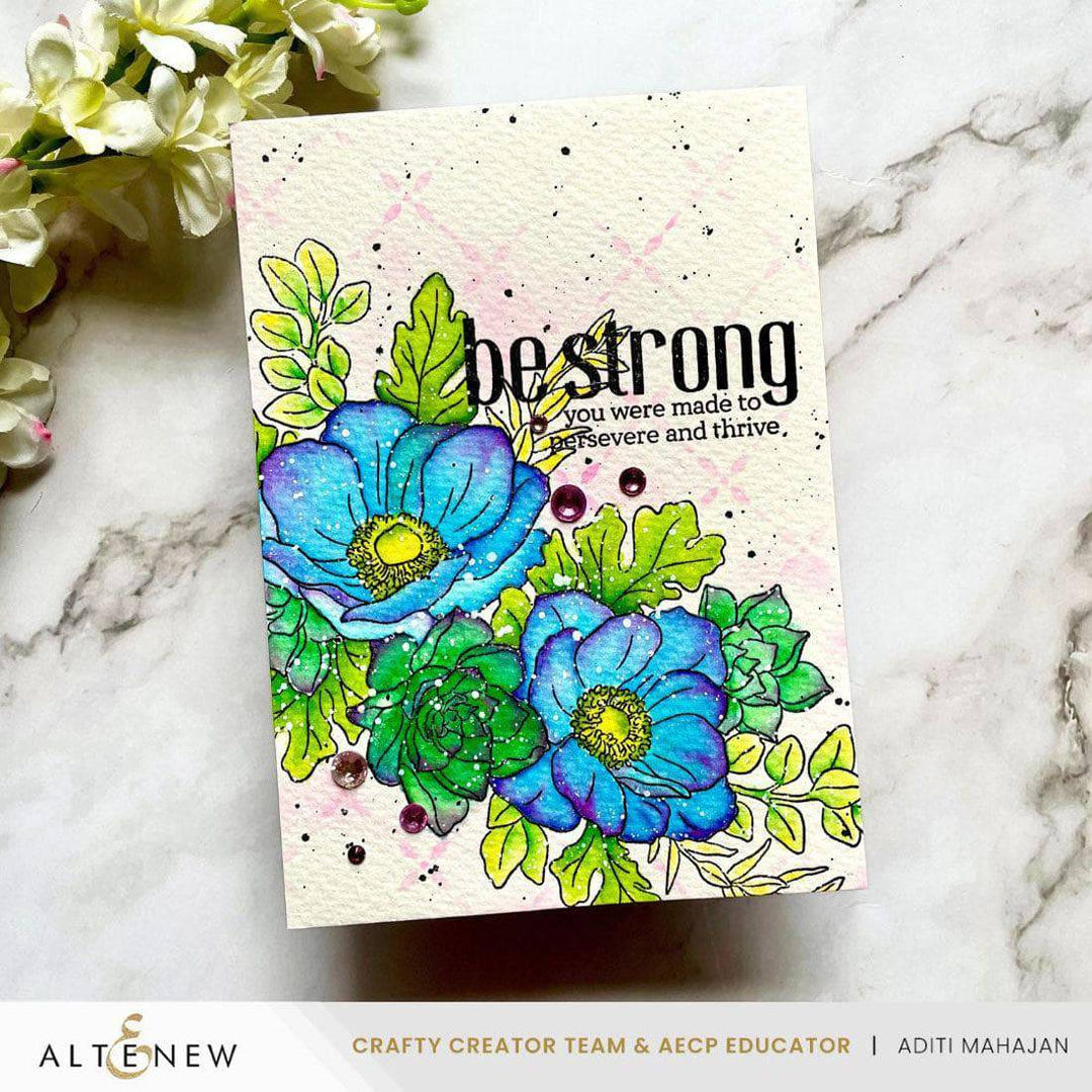 Build-A-Garden: Captivating Floral Swag Add-on Die Set