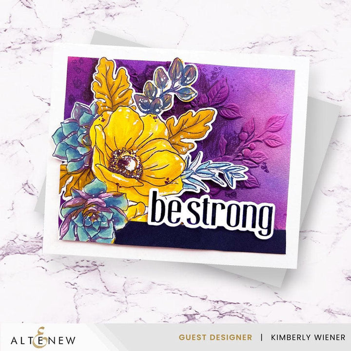 Build-A-Garden: Captivating Floral Swag Add-on Die Set
