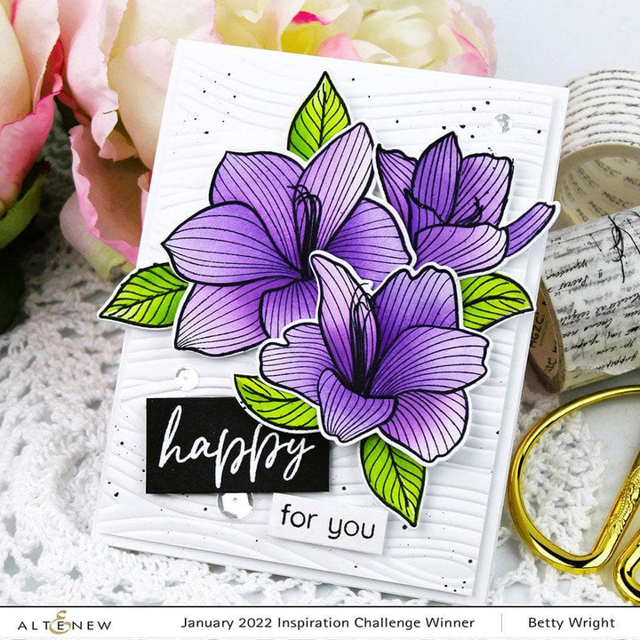Part A-Glitz Art Craft Co.,LTD Dies Build-A-Garden: Esplanade Flowers Add-On Die Set