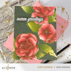 Part A-Glitz Art Craft Co.,LTD Dies Build-A-Garden: Frilly Begonia Add-on Die Set