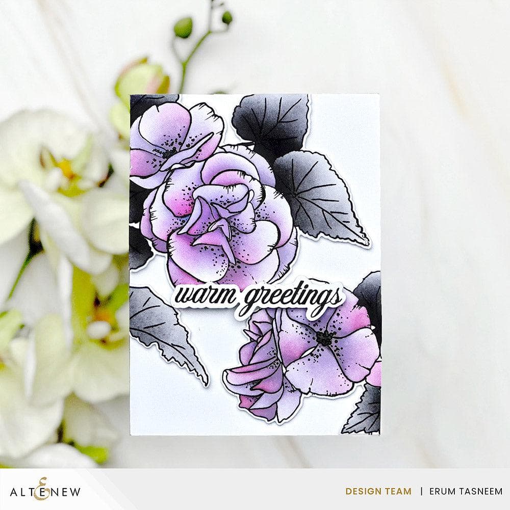 Part A-Glitz Art Craft Co.,LTD Dies Build-A-Garden: Frilly Begonia Add-on Die Set