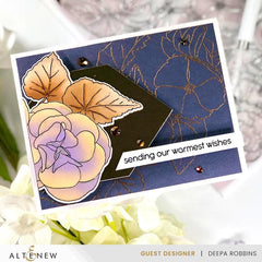 Part A-Glitz Art Craft Co.,LTD Dies Build-A-Garden: Frilly Begonia Add-on Die Set