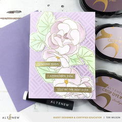 Part A-Glitz Art Craft Co.,LTD Dies Build-A-Garden: Frilly Begonia Add-on Die Set