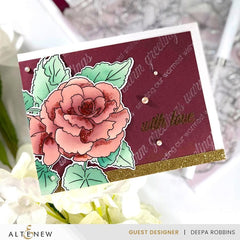 Part A-Glitz Art Craft Co.,LTD Dies Build-A-Garden: Frilly Begonia Add-on Die Set
